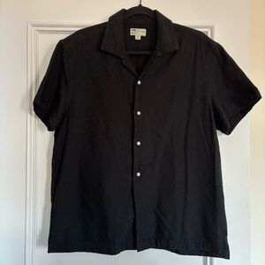 J. Crew Black Casual Button Down Shirt